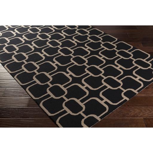 Surya Lockhart LKH-9002 Beige Black 4' x 6' Rug