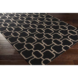 Surya Lockhart LKH-9002 Beige Black 4' x 6' Rug