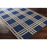 Surya Lockhart LKH-9008 Light Beige Navy 2'6" x 8' Rug
