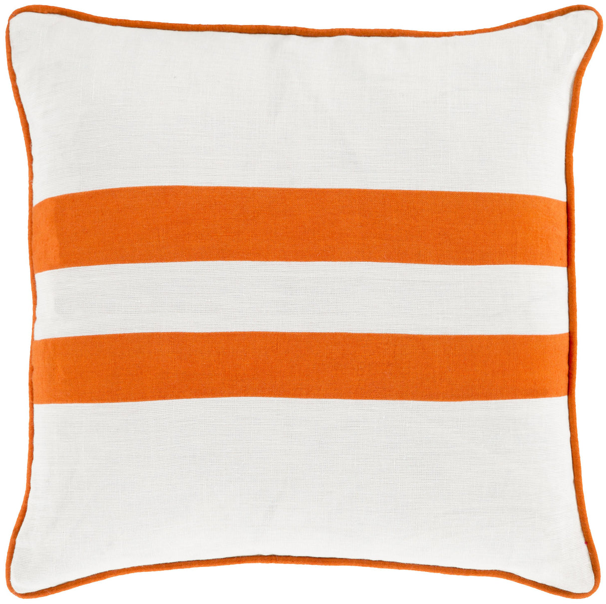 Surya Linen Stripe LS-004 20"H x 20"W Pillow Kit