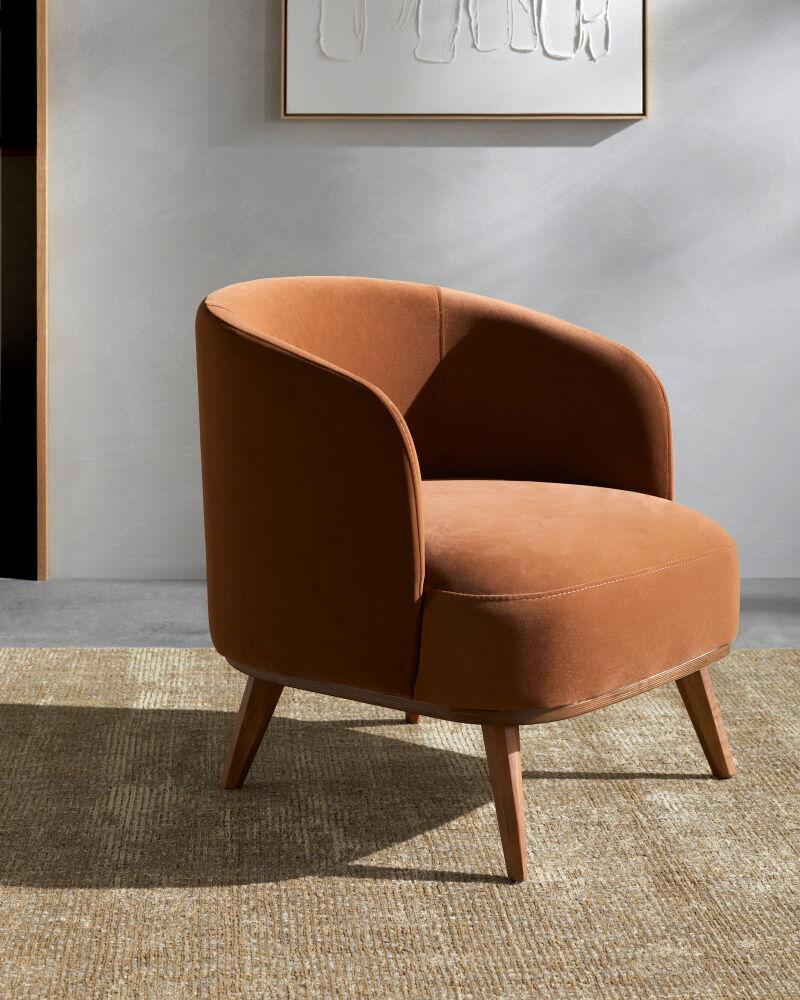 Surya Megan MEGN-001 30"H x 28"W x 28"D Accent Chair