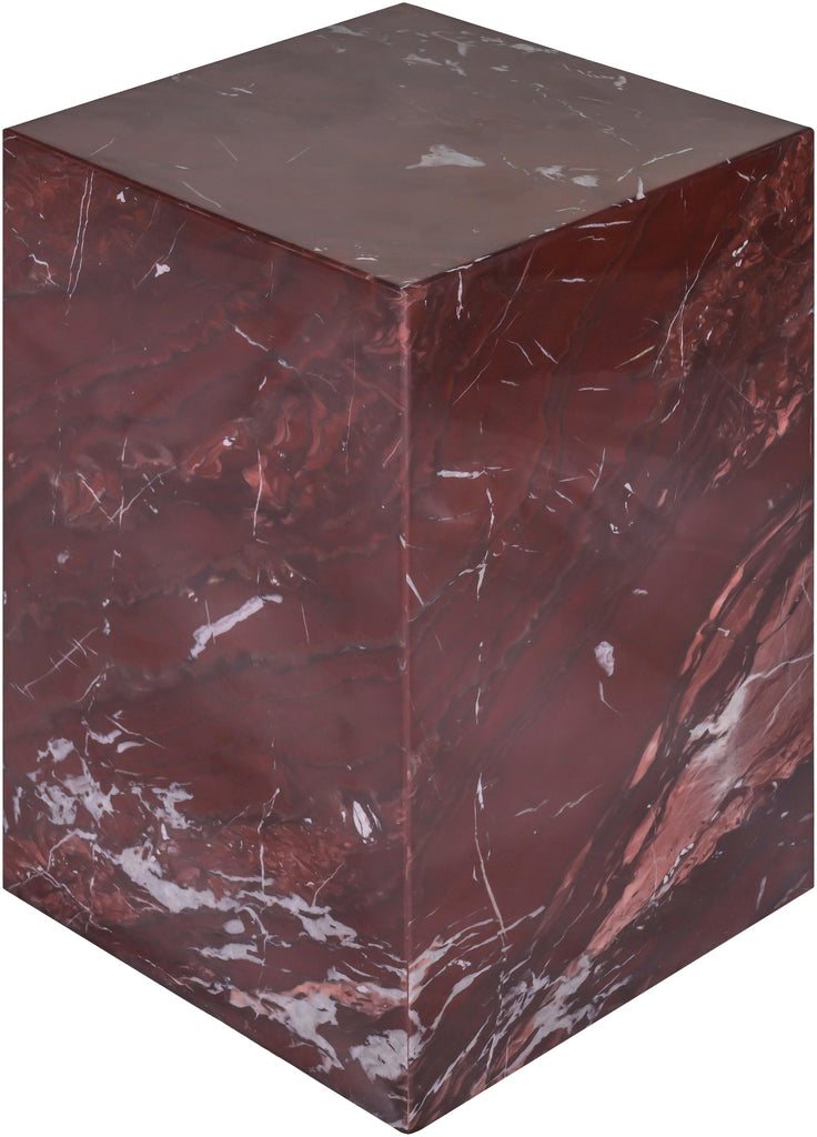 Surya Metier METI-001 Red 20"H x 14"W x 14"D Furniture