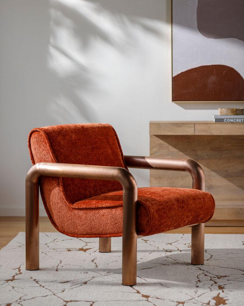 Surya Magnus MGUS-002 31"H x 30"W x 33"D Accent Chair