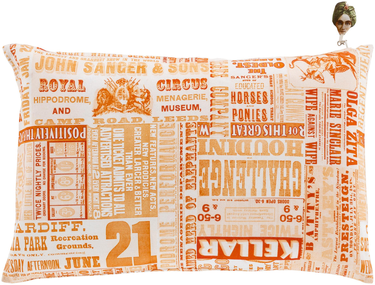 Surya Mind Games MNG-005 20"H x 20"W Pillow Cover