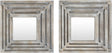 Surya Meenakshi MNH-001 16"H x 16"W x 0.8"D, 16"H x 16"W x 0.8"D Mirror