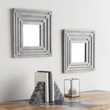 Surya Meenakshi MNH-001 16"H x 16"W x 0.8"D, 16"H x 16"W x 0.8"D Mirror
