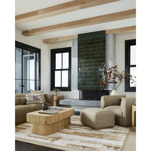 Surya Moore MOOR-001 28"H x 90"W x 41"D Sofa