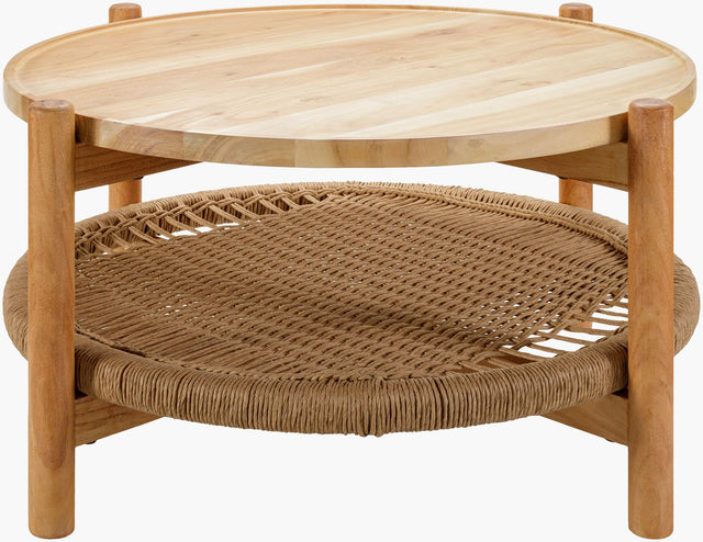 Surya Orly ORLY-002 17"H x 40"W x 40"D Accent Table