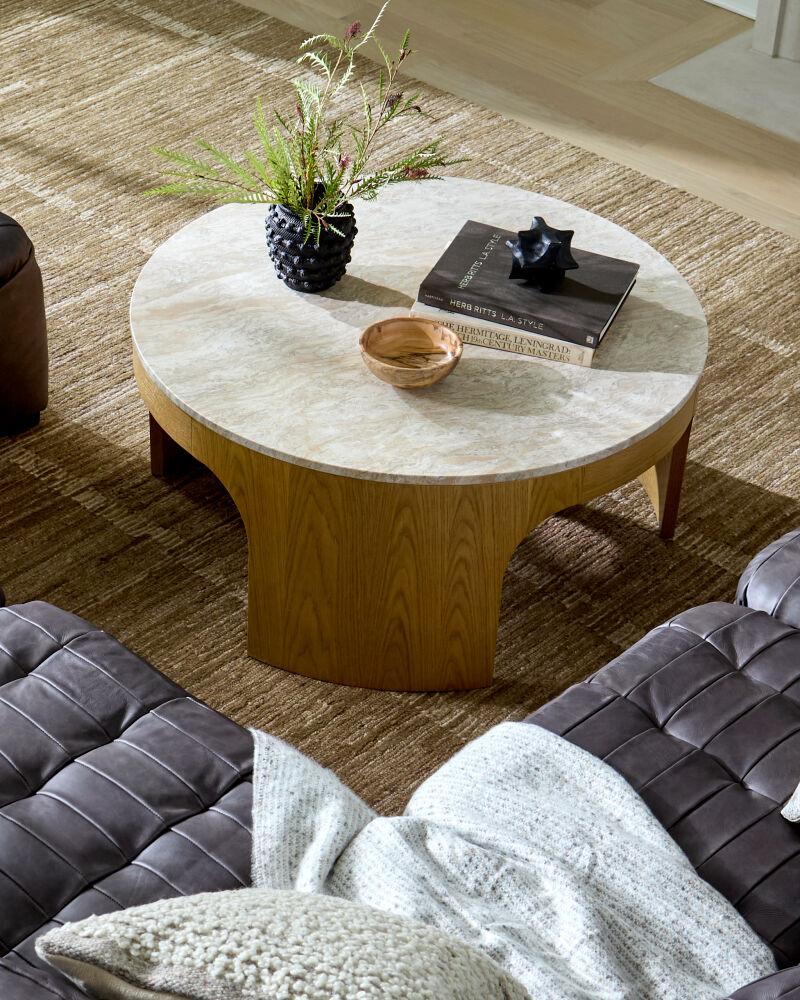 Surya Planar PLNR-002 17"H x 38"W x 38"D Accent Table