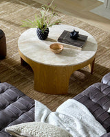 Surya Planar PLNR-002 17"H x 38"W x 38"D Accent Table