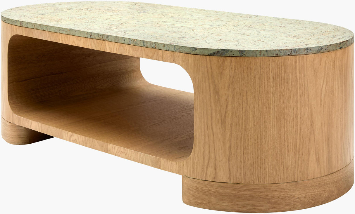 Surya Poros PORS-001 17"H x 54"W x 26"D Accent Table