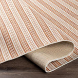 Surya Pasadena PSA-2386 Brick Red Cream 5'3" x 7'3" Rug