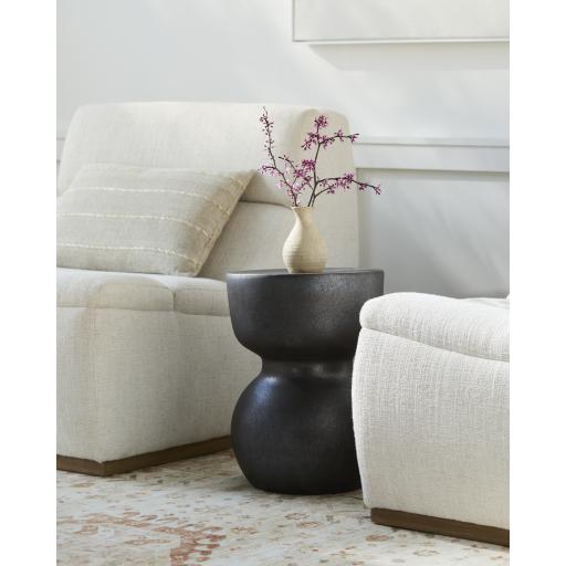 Surya Arita RIT-002 Charcoal 18"H x 13"W x 13"D Furniture