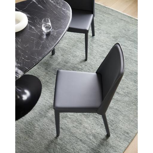 Surya Rosy RSY-001 Dark Blue Ink Blue 33"H x 18"W x 24"D Furniture