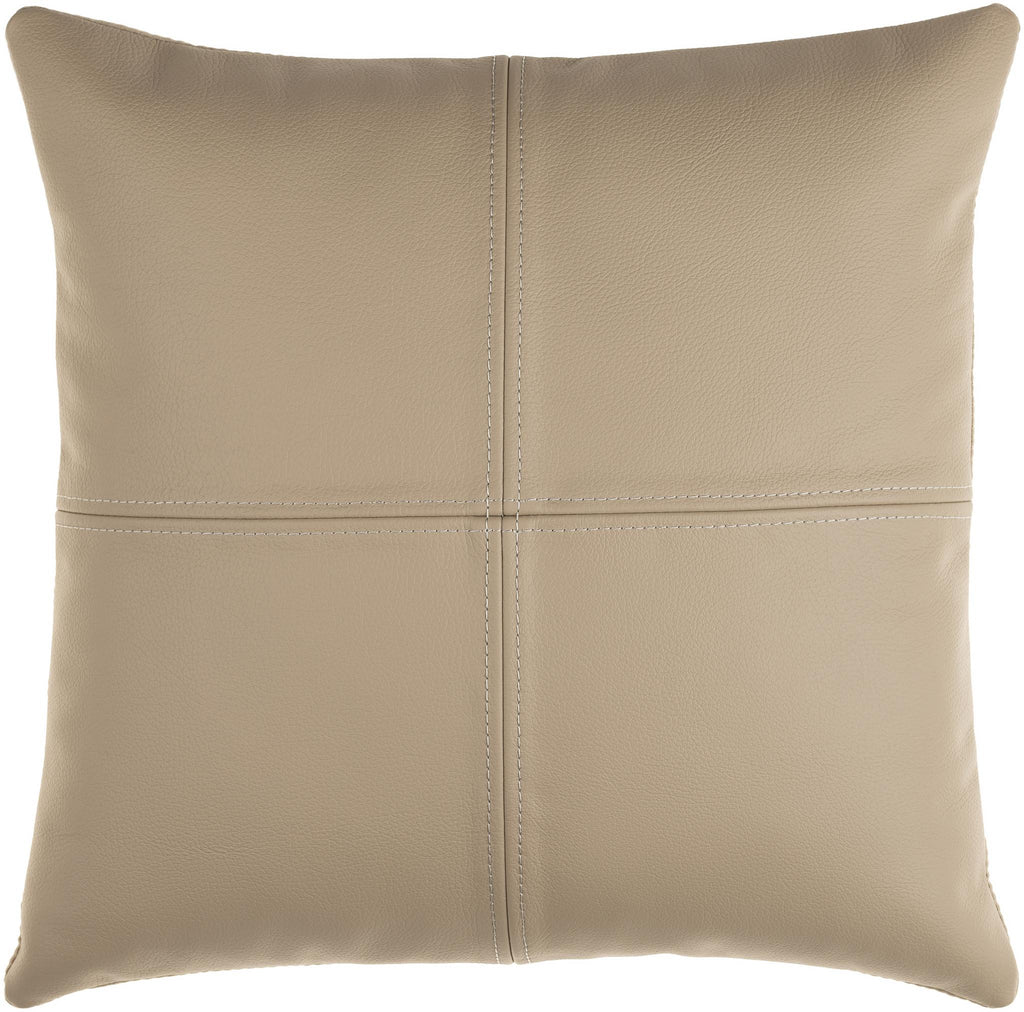 Surya Sheffield SFD-004 Tan 20"H x 20"W Pillow Cover