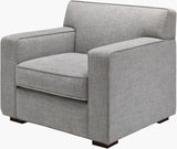 Surya Smith SMH-002 31"H x 38"W x 36"D Accent Chair