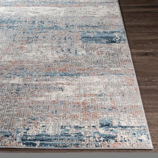 Surya Tibetan TBT-2322 Brick Red Dark Blue 2' x 2'11" Rug