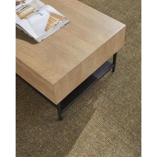 Surya Timo TIMO-001 16"H x 48"W x 24"D Furniture Piece