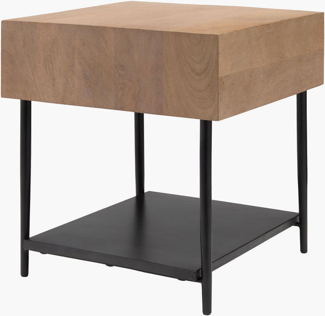 Surya Timo TIMO-003 23"H x 22"W x 22"D Accent Table