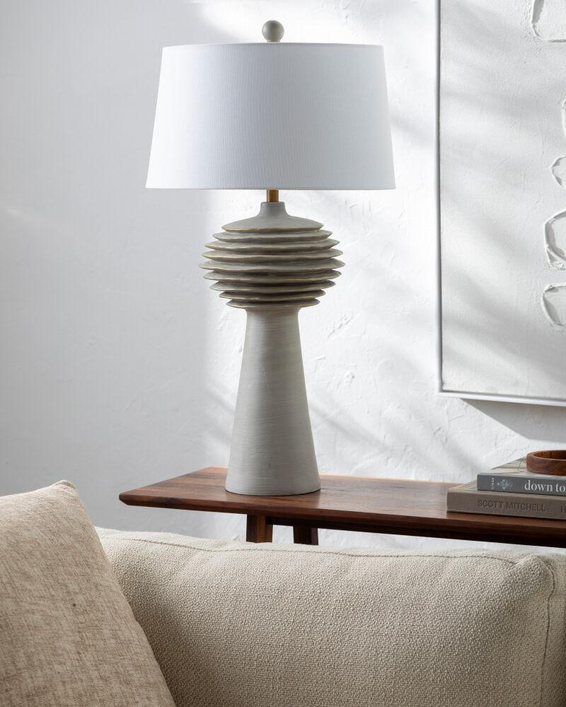 Surya Terra Strata TRS-001 30"H x 16"W x 16"D Table Lighting