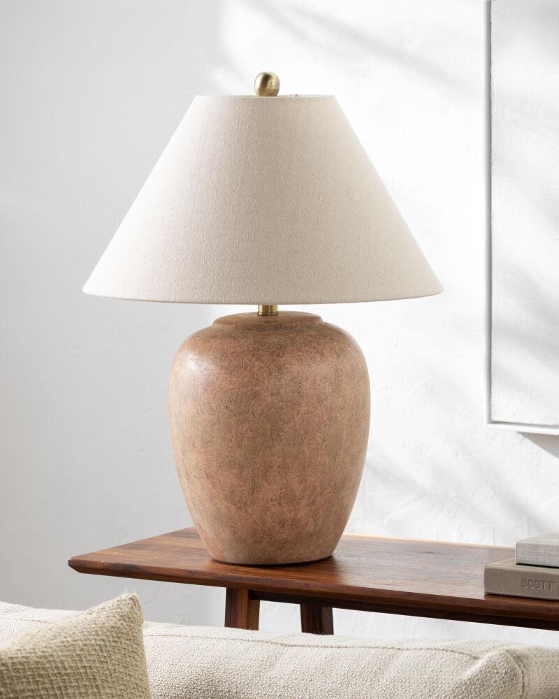 Surya Turin TRN-001 24"H x 18"W x 18"D Table Lighting
