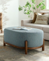 Surya Valek VLK-001 20"H x 30"W x 48"D Bench/Ottoman/Stool