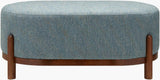 Surya Valek VLK-001 20"H x 30"W x 48"D Bench/Ottoman/Stool