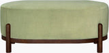 Surya Valek VLK-002 20"H x 30"W x 48"D Bench/Ottoman/Stool