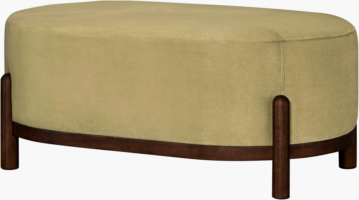 Surya Valek VLK-002 20"H x 30"W x 48"D Bench/Ottoman/Stool