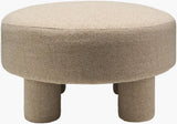 Surya Welly WLE-002 18"H x 31"W x 31"D Bench/Ottoman/Stool