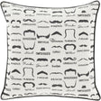 Surya Wax that Stache WTS-001 13"H x 19"W Pillow Kit