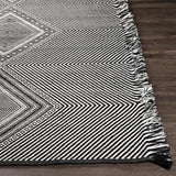 Surya Zanafi ZNF-2302 Black White 6' x 9' Rug