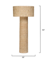Jamie Young Big Island Woven 2-Light Floor Lamp, Natural