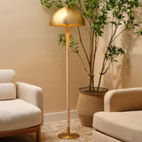 Jamie Young Merlin Metal and Wood Floor Lamp