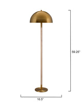 Jamie Young Merlin Metal and Wood Floor Lamp