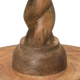 Jamie Young Barley Twist Floor Lamp, Natural Mango Wood
