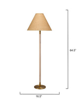 Jamie Young Morgana Metal and Wood Floor Lamp