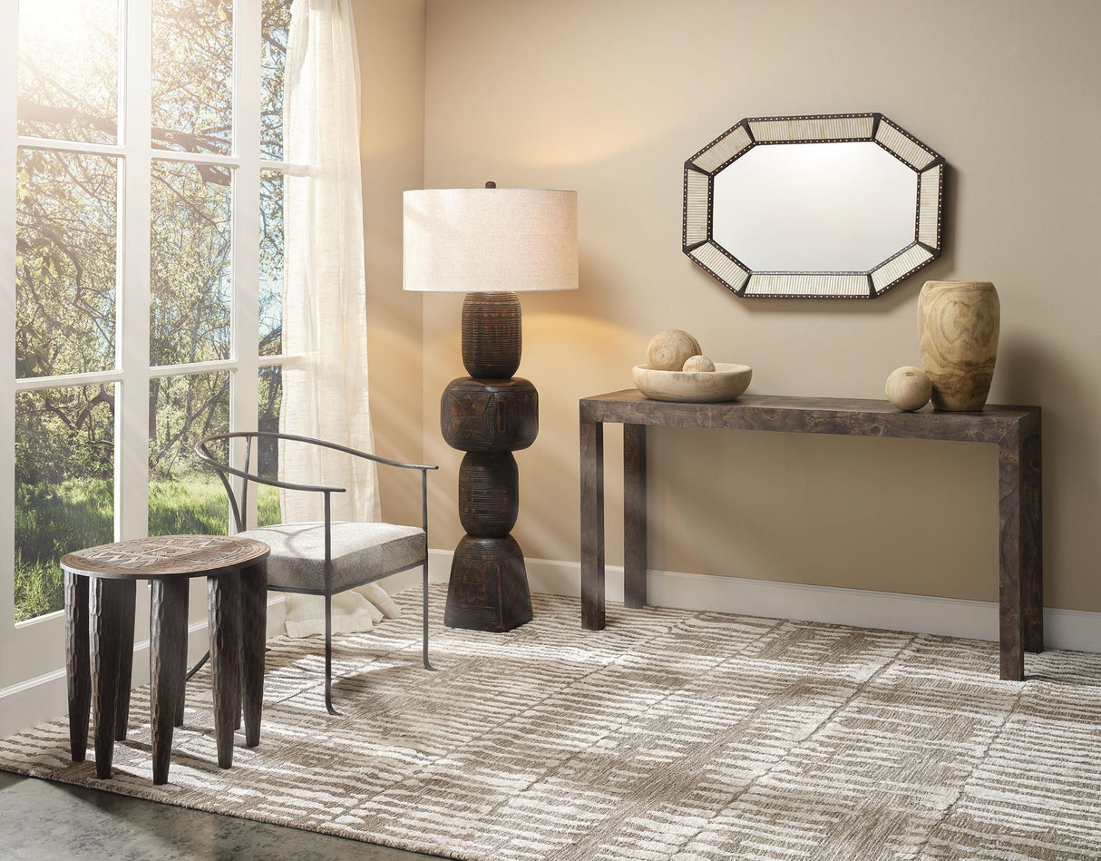 Jamie Young Totem Wood Floor Lamp