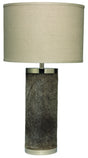 Jamie Young Column Hide Table Lamp with Linen Shade