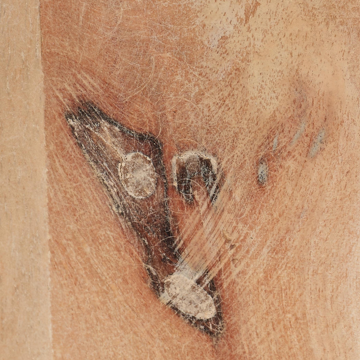 Jamie Young Dylan Wood Round Side Table, White Wash