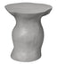 Jamie Young Sculpt Fiber Glass Indoor & Outdoor Side Table, Cement Rustic