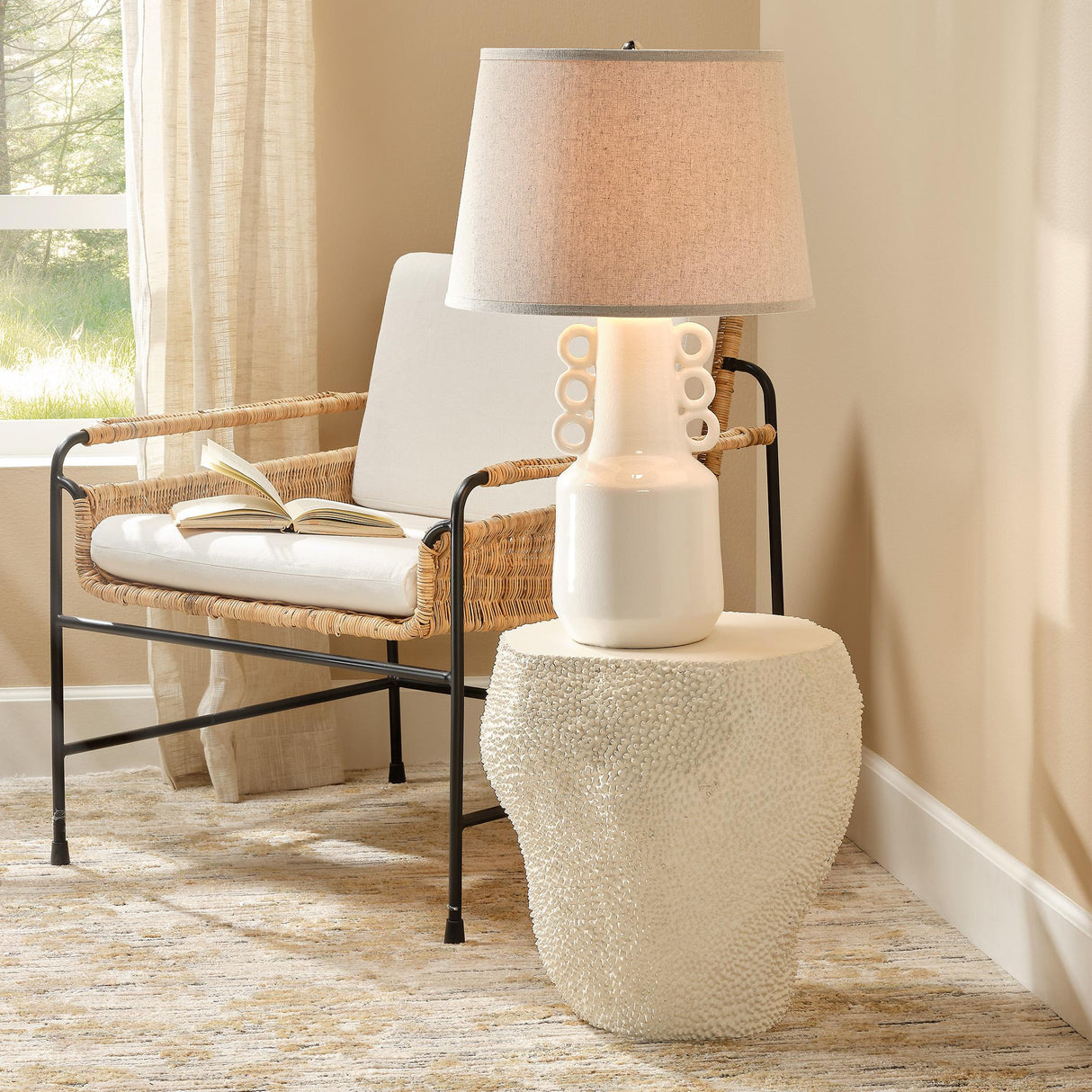 Jamie Young Uni Fiber Glass Indoor/Outdoor Side Table, Small
