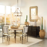 Jamie Young Vitrino 4 Door Iron Side Table