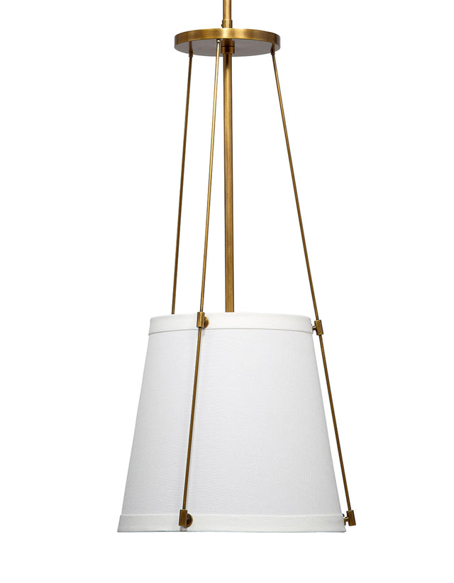 Jamie Young California Metal 1-Light Pendant, Antique Brass