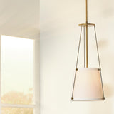 Jamie Young California Metal 1-Light Pendant, Antique Brass