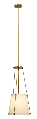 Jamie Young California Metal 1-Light Pendant, Antique Brass