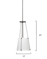 Jamie Young California Metal 1-Light Pendant, Bronze