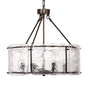 Jamie Young Glenn Large Round Metal 6-Light Chandelier, Bronze