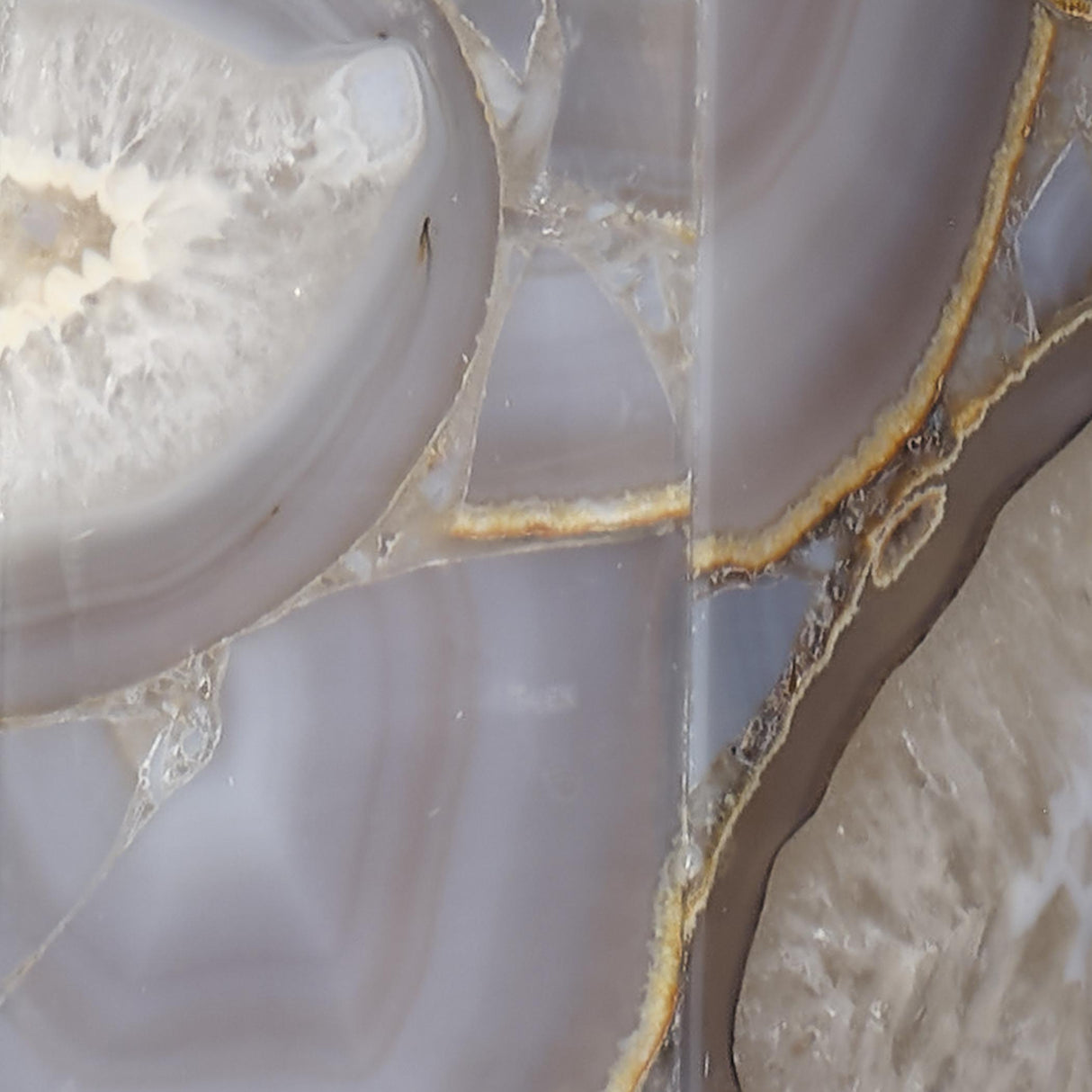Jamie Young Hex Agate 1-Light Pendant