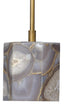 Jamie Young Hex Agate 1-Light Pendant